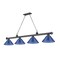 Z-Lite Cordon 4 Light Billiard, Bronze Plate & Dark Blue 2306-4BP-ARDB - alternate 4